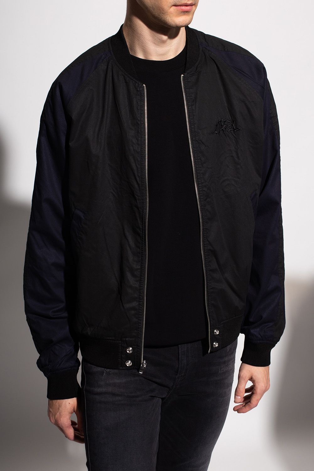 Diesel bomber jacket clearance black